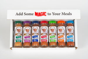 a box of all 7 magic seasoning blends
