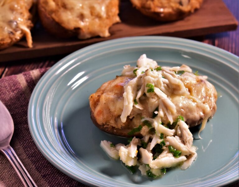 Crabmeat Stuffed Potatoes Magic Seasoning Blends