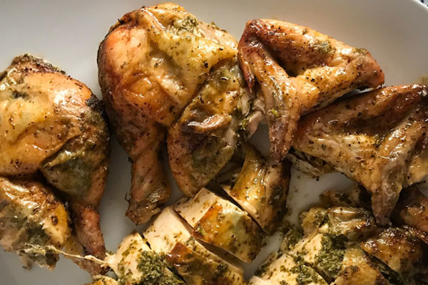 Herb Butter Roasted Chicken