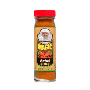 Front View of Chef Paul's Seasoning Blend - Arbol Chile - 1.3 oz
