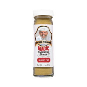 Front View of Chef Paul's Seasoning Blend - Gumbo File - 1.1 oz