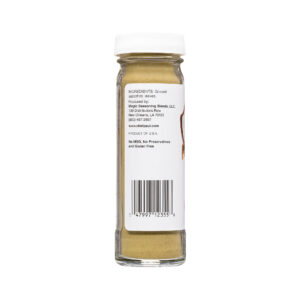 Back View of Chef Paul's Seasoning Blend - Gumbo File - 1.1 oz