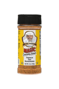 a container of french fry seasoning