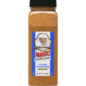 a container of Magic Creole Seasoning Reduced Salt