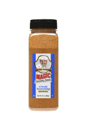 a container of Magic Creole Seasoning Reduced Salt