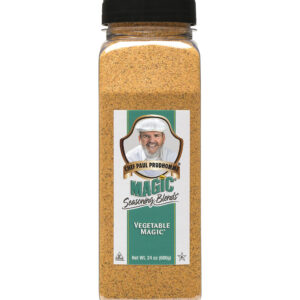 a container of vegetable magic seasoning blend