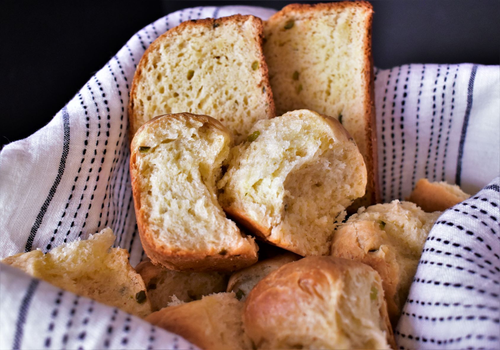 Jalapeño and Cheese Bread or Rolls