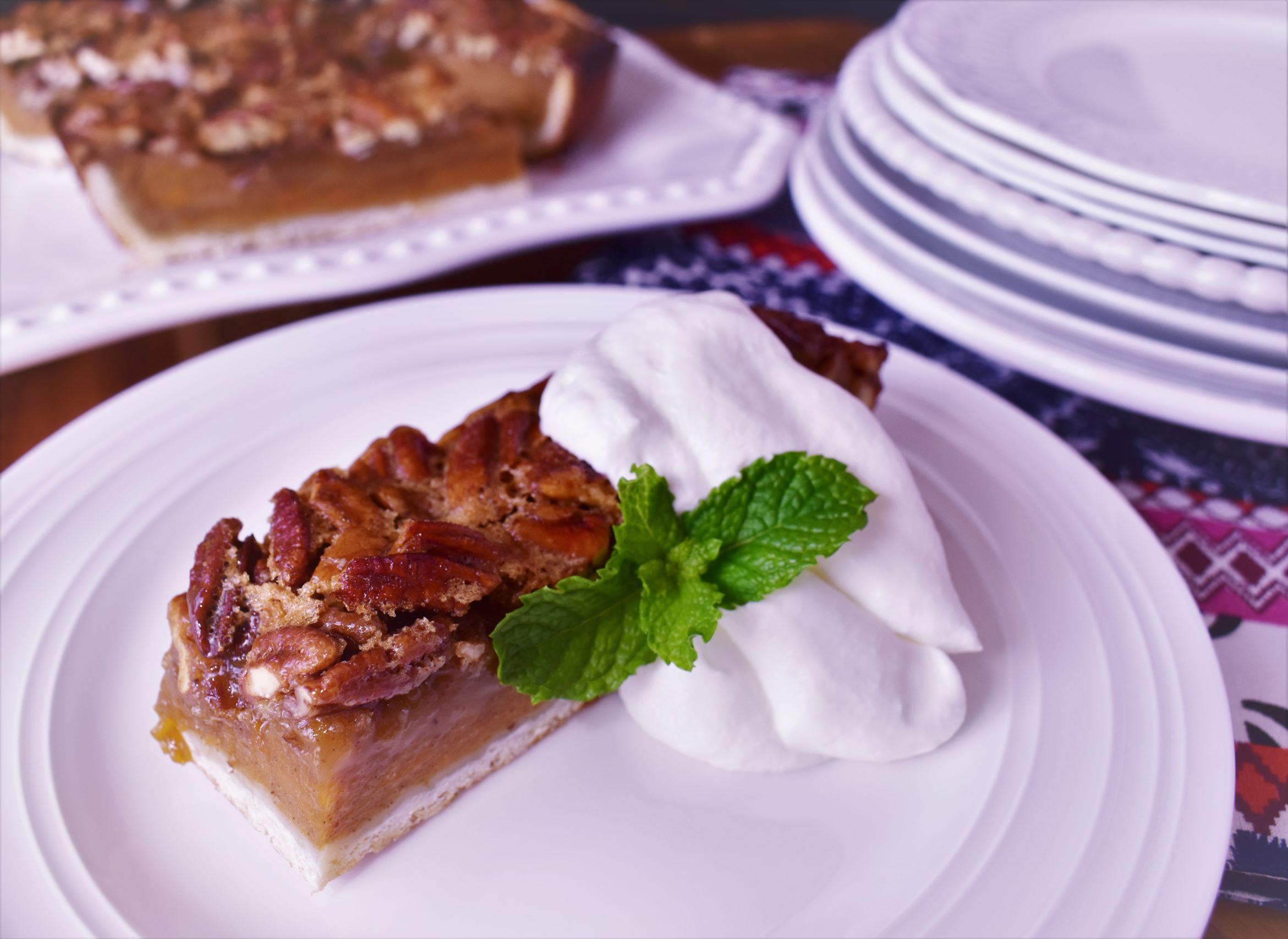 Sweet Potato Pecan Pie Squares