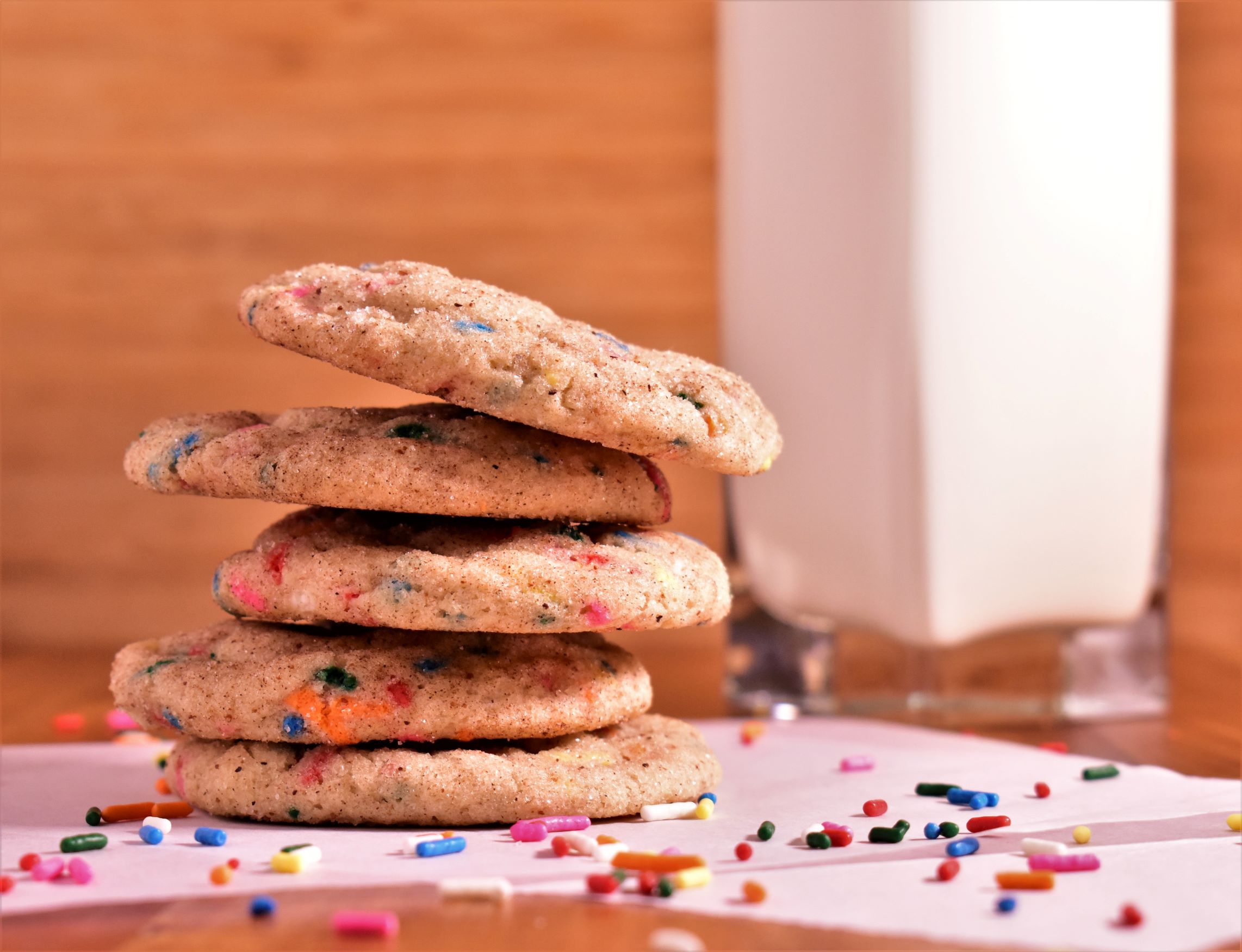 Confetti Snickerdoodle Cookies