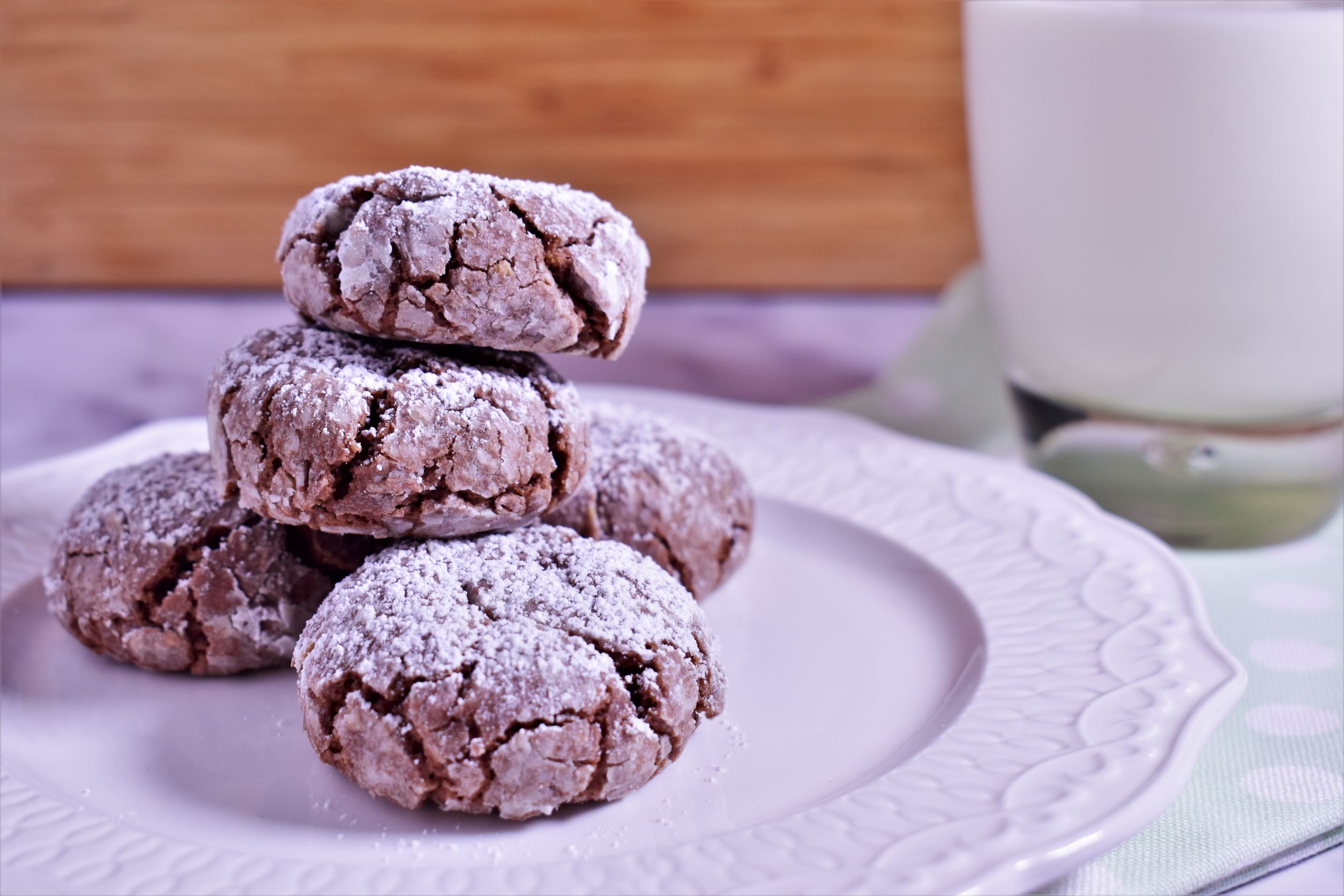 Chocolate Crinkle Cookies