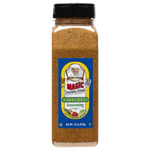 a container of magic salt free seasoning blend