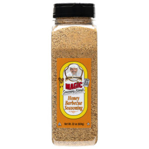 a container of honey barbecue seasoning blend