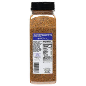 a container of new orleans seasoning blend rear panel